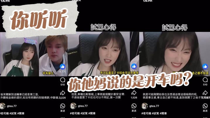 【吃瓜】你听听，你他妈说的是开车吗？}